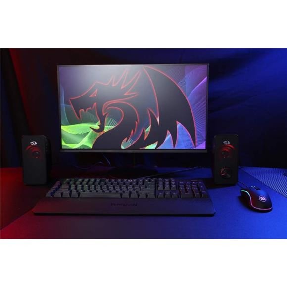 Stentor PC Gaming Speaker, 2.0 Channel Stereo Desktop Computer Speaker,Backlight - Picture 7 of 7